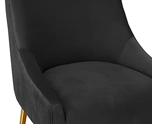 Tov Furniture Beatrix Pleated Velvet Dining Counter Stool