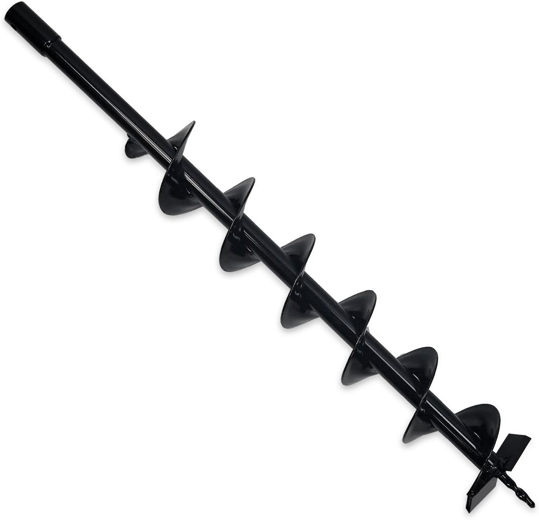 XtremepowerUS 85059 Post Hole Digger w/4" Bit Electric 1200W 1.6hp Auger Digging Drill