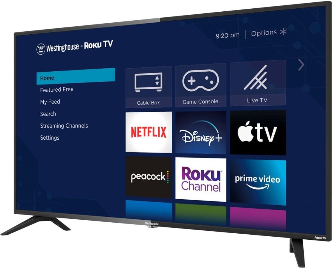 Westinghouse 43-Inch Tv Full HD 1080p Led Screen Smart TV HDR Compatible with Alexa and Google Assistant WR43FX(Renewed)