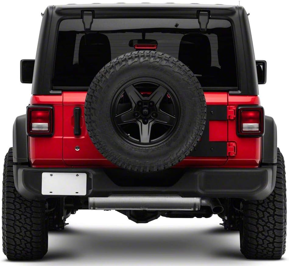 Redrock 4x4 HD Tailgate Mounted Tire Carrier Compatible with 18-22 Jeep Wrangler JL