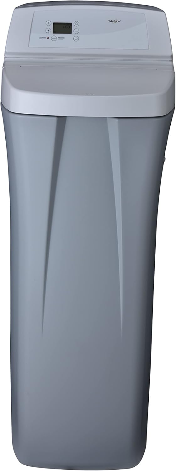 Whirlpool WHES40E 40,000 Grain Softener | Salt & Water Saving Technology, White & iSpring RCC7AK, NSF Certified 75 GPD, 6-Stage Reverse Osmosis System
