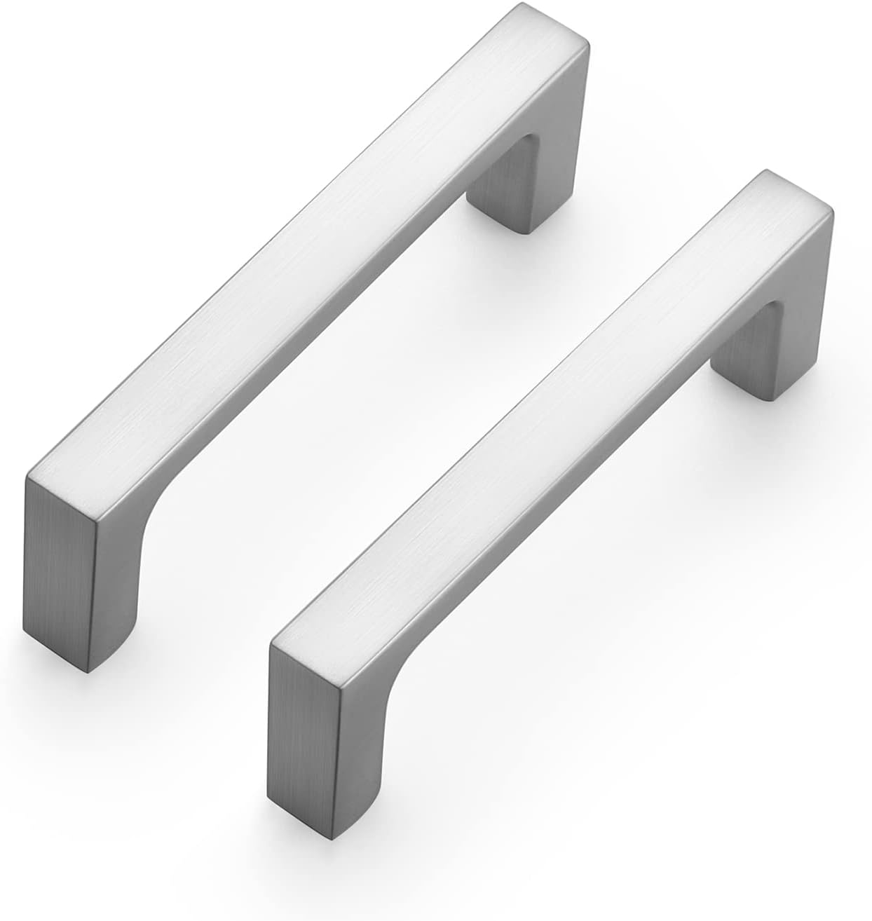 Ravinte 30 Pack Solid 5 Inch Kitchen Square Cabinet Handles Brushed Nickel Cabinet Pulls Drawer Pulls Kitchen Cabinet Hardware Kitchen Handles
