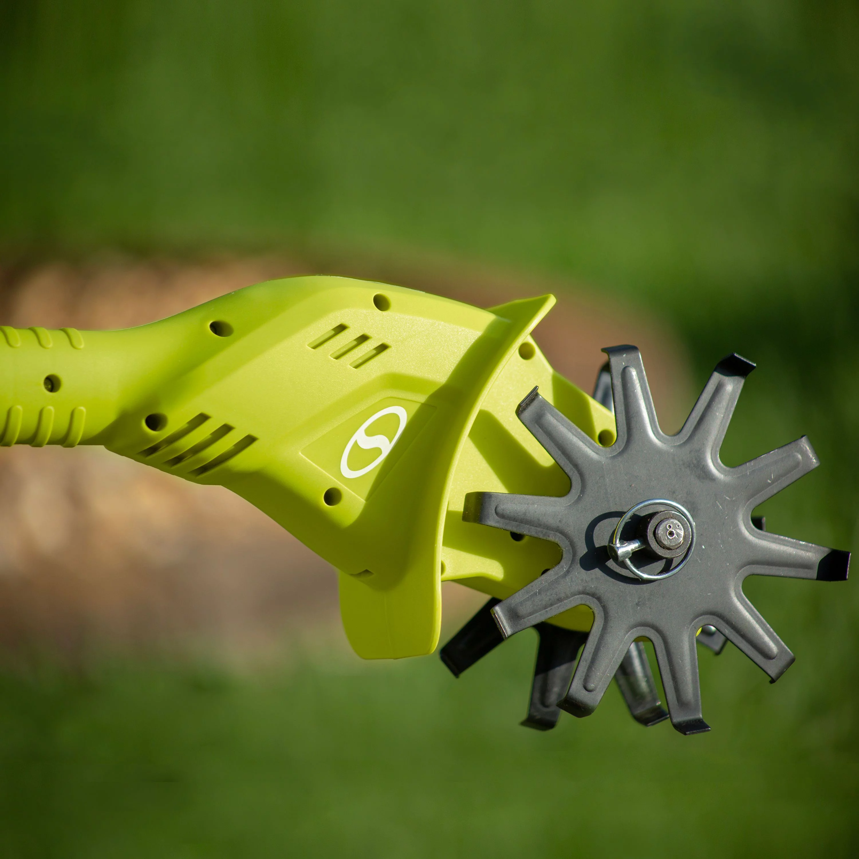Sun Joe 24V Cordless Telescoping Garden Tiller + Cultivator, 2.0-Ah Battery & Charger