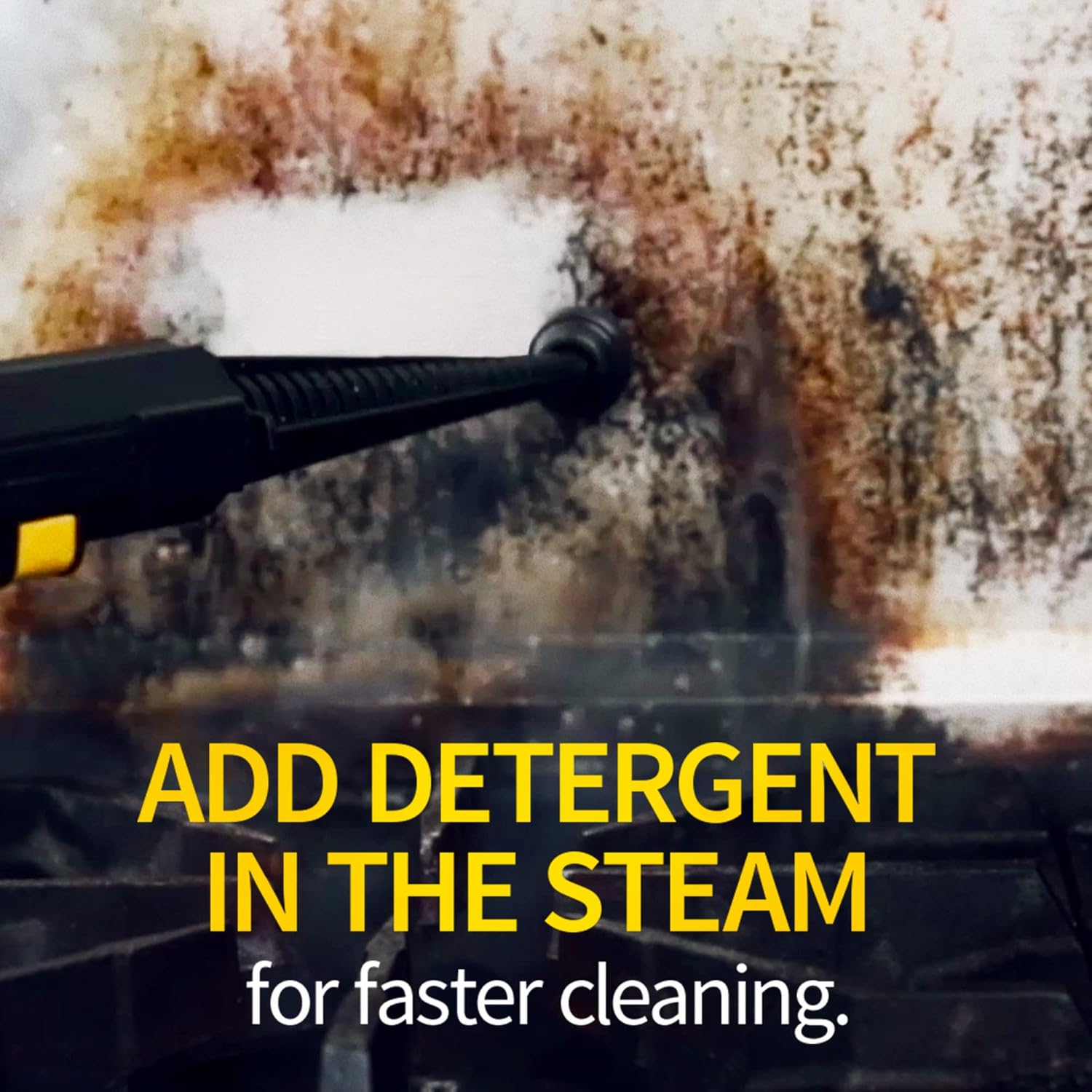 Dupray Hill Injection Commercial Steam Cleaner For Hard Floor - Refillable Heavy Duty, Commercial Steamer with Detergent Option, Silver, Made in Europe