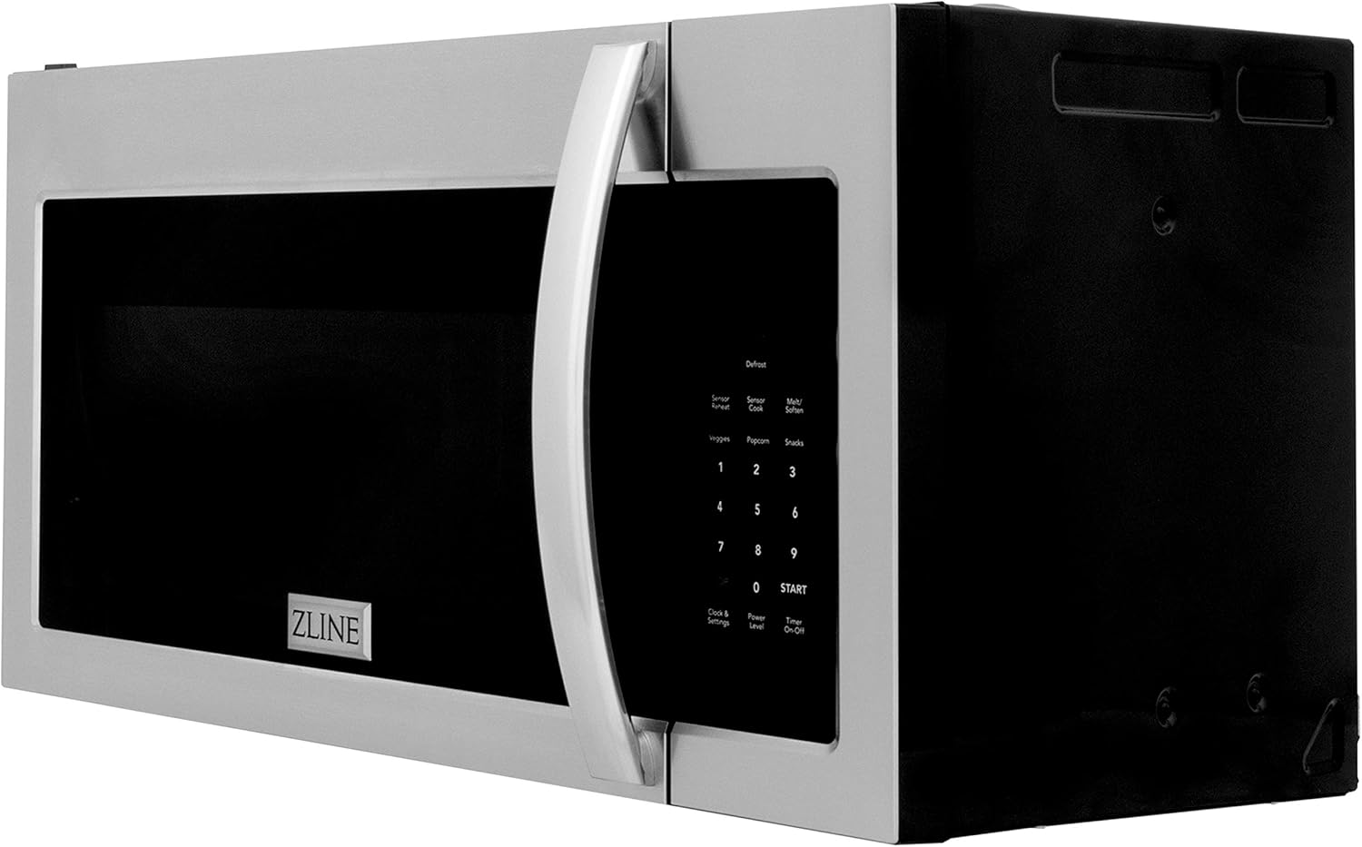 ZLINE Over the Range Convection Microwave Oven in Stainless Steel with Modern Handle and Sensor Cooking