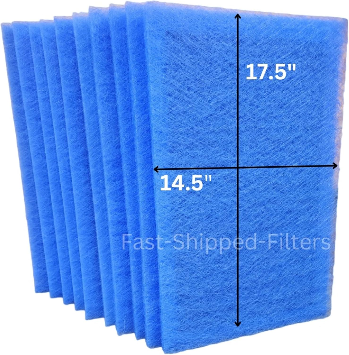 Fast-Shipped-Filters 10 Pack 16x20 MicroPower Guard Natures Home - Micro Power Guard Air Cleaner Replacement Filters Blue