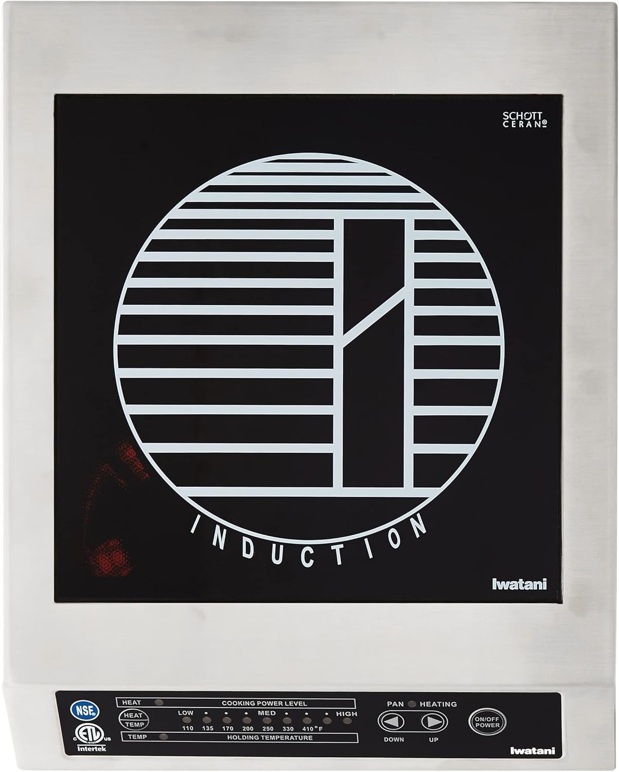 Iwatani IWA-1800 Tabletop Single-Burner Electric Stove Induction Burner Medium