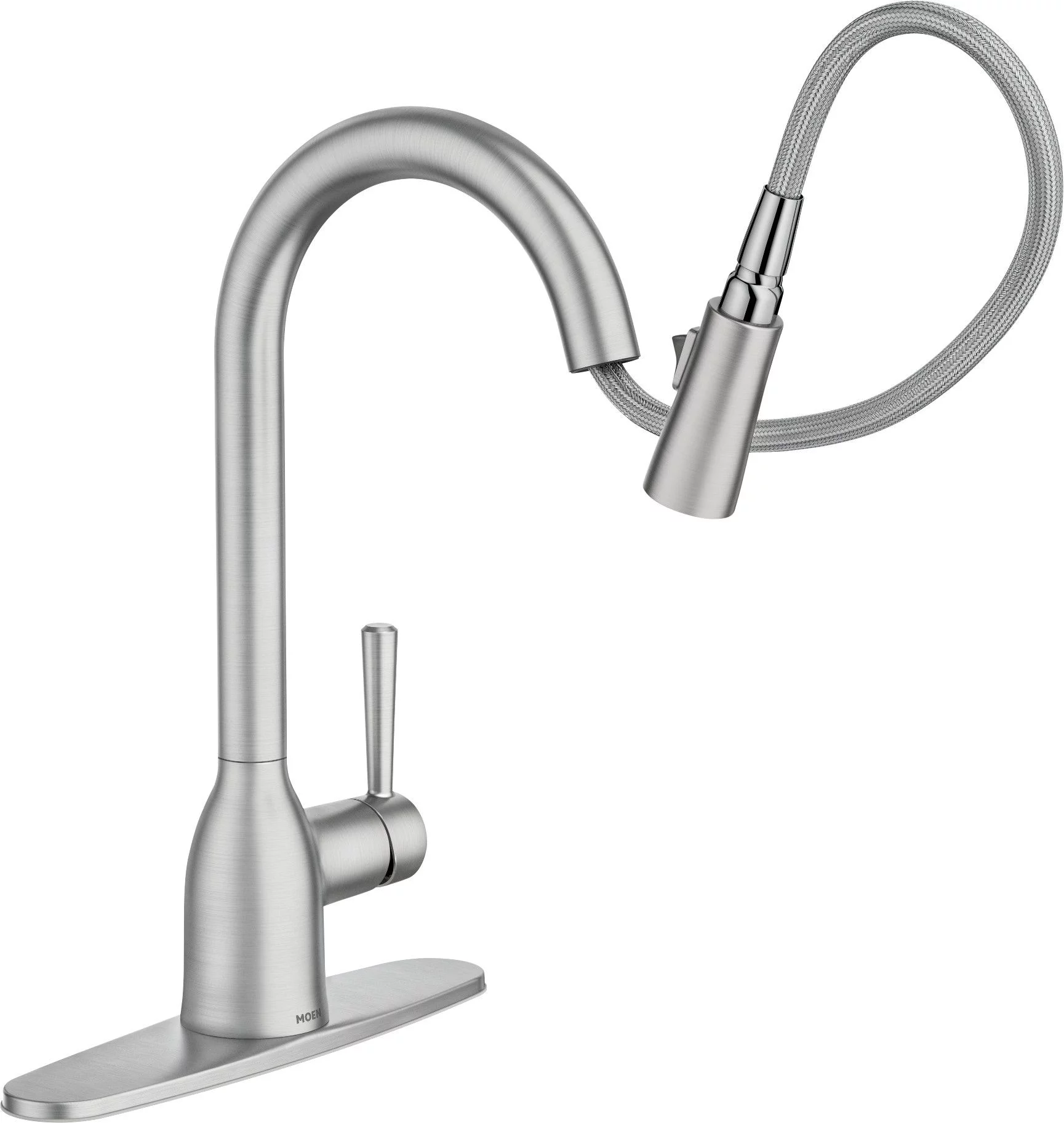 Moen 87233 Adler 1.5 GPM Single Hole Pull Down Kitchen Faucet - Spot Resist Stainless