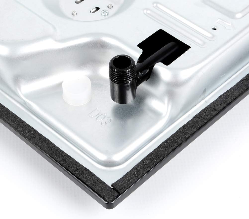 K&H 2 Burner 12 Inch Built-in LPG/Propane Gas Stove Top Glass Surface Cast Iron Cooktop 2-GCW-LPG