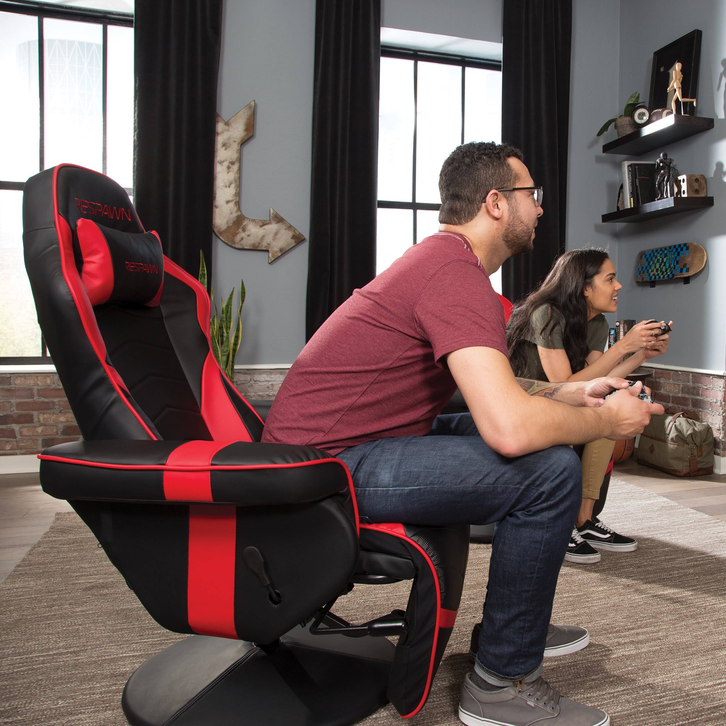 RESPAWN-900 Racing Style Gaming Recliner Red