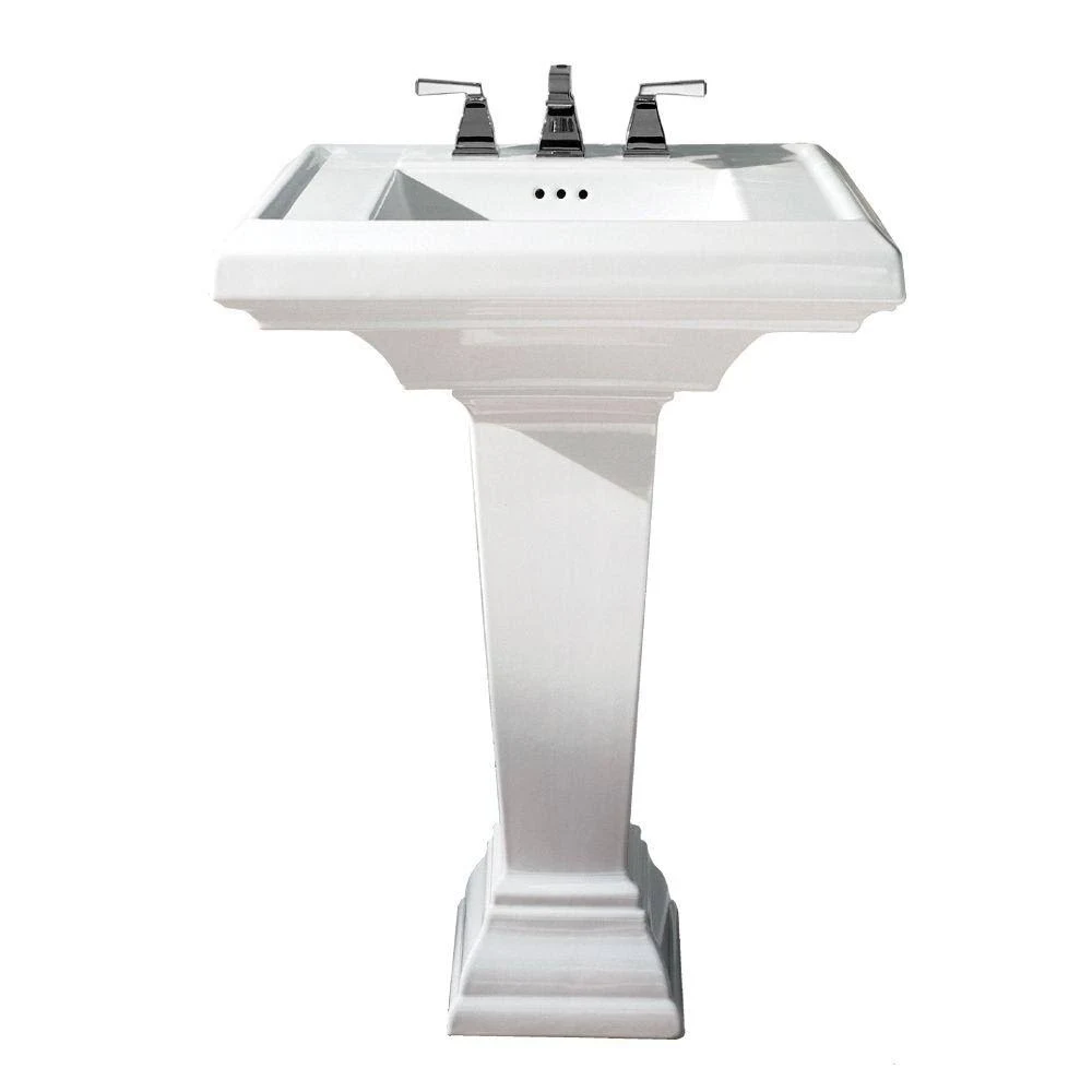 American Standard 0790.800.020 Town Square Pedestal Sink White