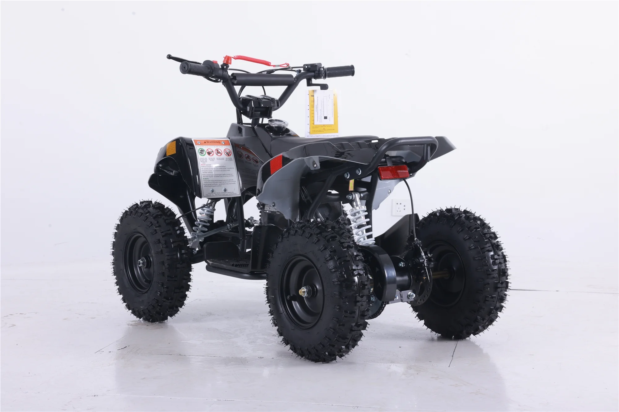 Tao Motor Brand New Mini Tforce 40cc Gas Mini ATV for Kids with Pull Start 4 Stroke Disc Brake 6“ Tires , Black - Curated Treasures Market