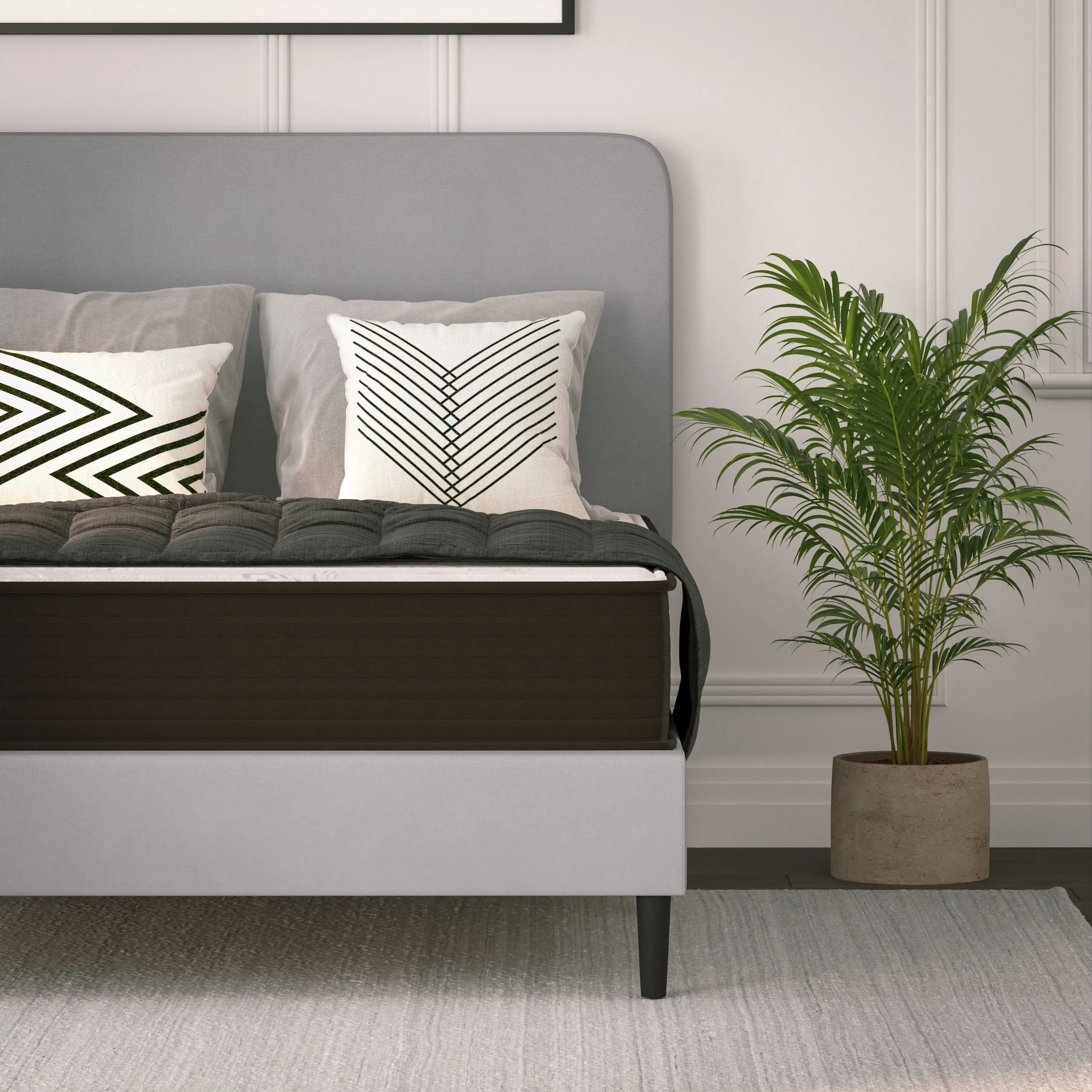 Flash Furniture Dream 10” Foam & Pocket Spring Hybrid Mattress, Full