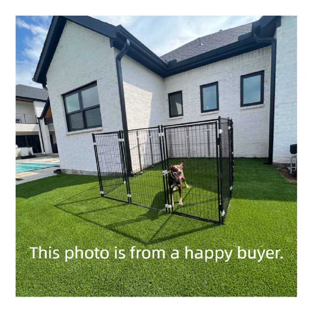 Omitree 9 x 9 x 3.93 ft Modular Dog Exercise Fence Barrier Pet Cat Run New Pen