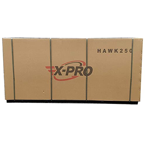 X-PRO Hawk 250 Dirt Bike Motorcycle Enduro Motorcycle, Big 21"/18" Wheels!(Black)