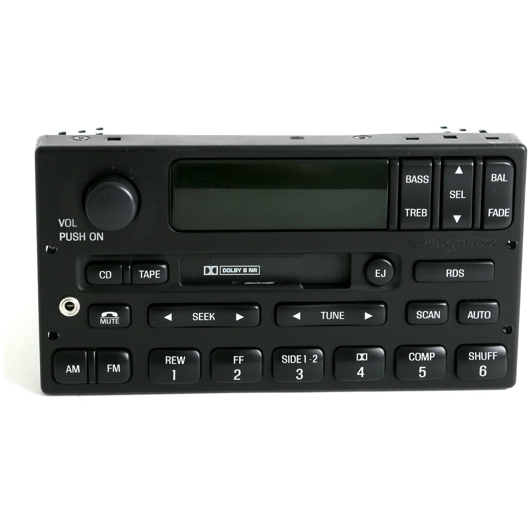 Ford Expedition 2000-02 Radio Am FM Cassette CD CTRL W AUX Input YL1F-18C870-EB