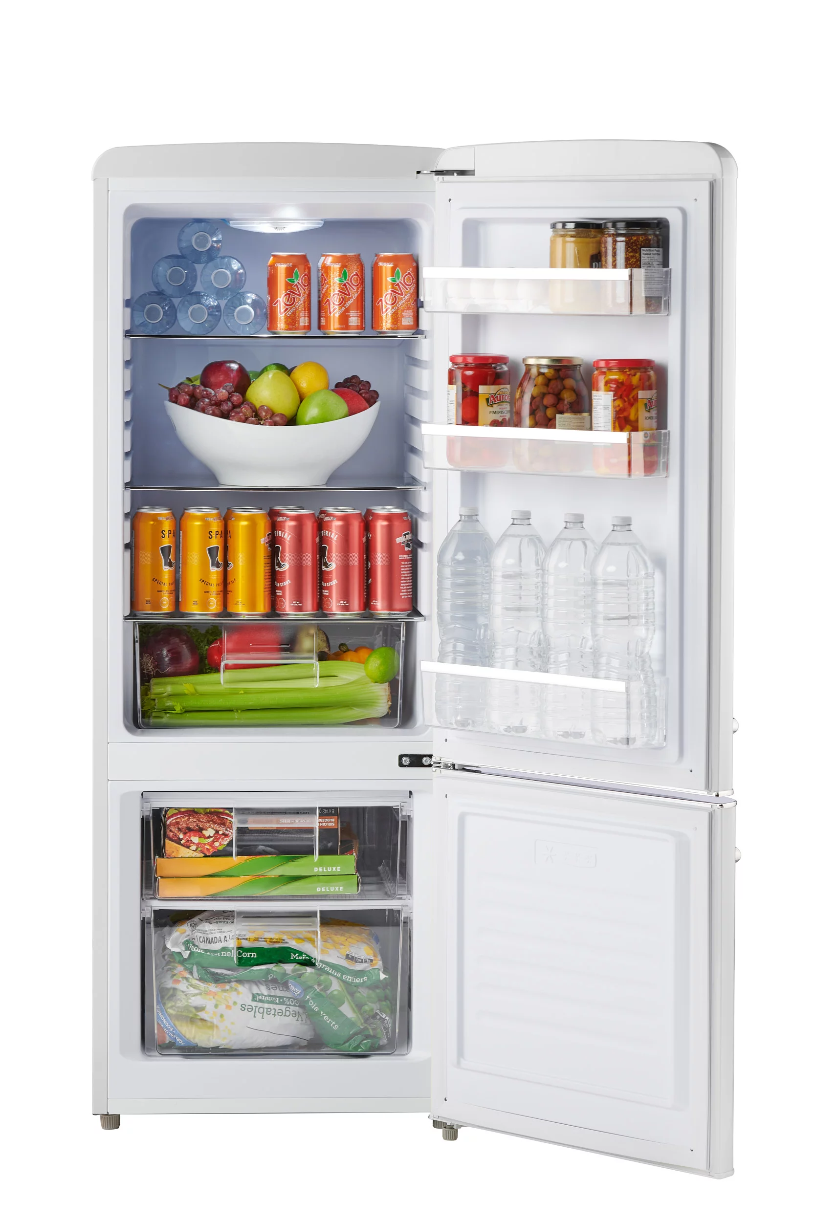 iio 7 cu. ft. Retro refrigerator with bottom freezer