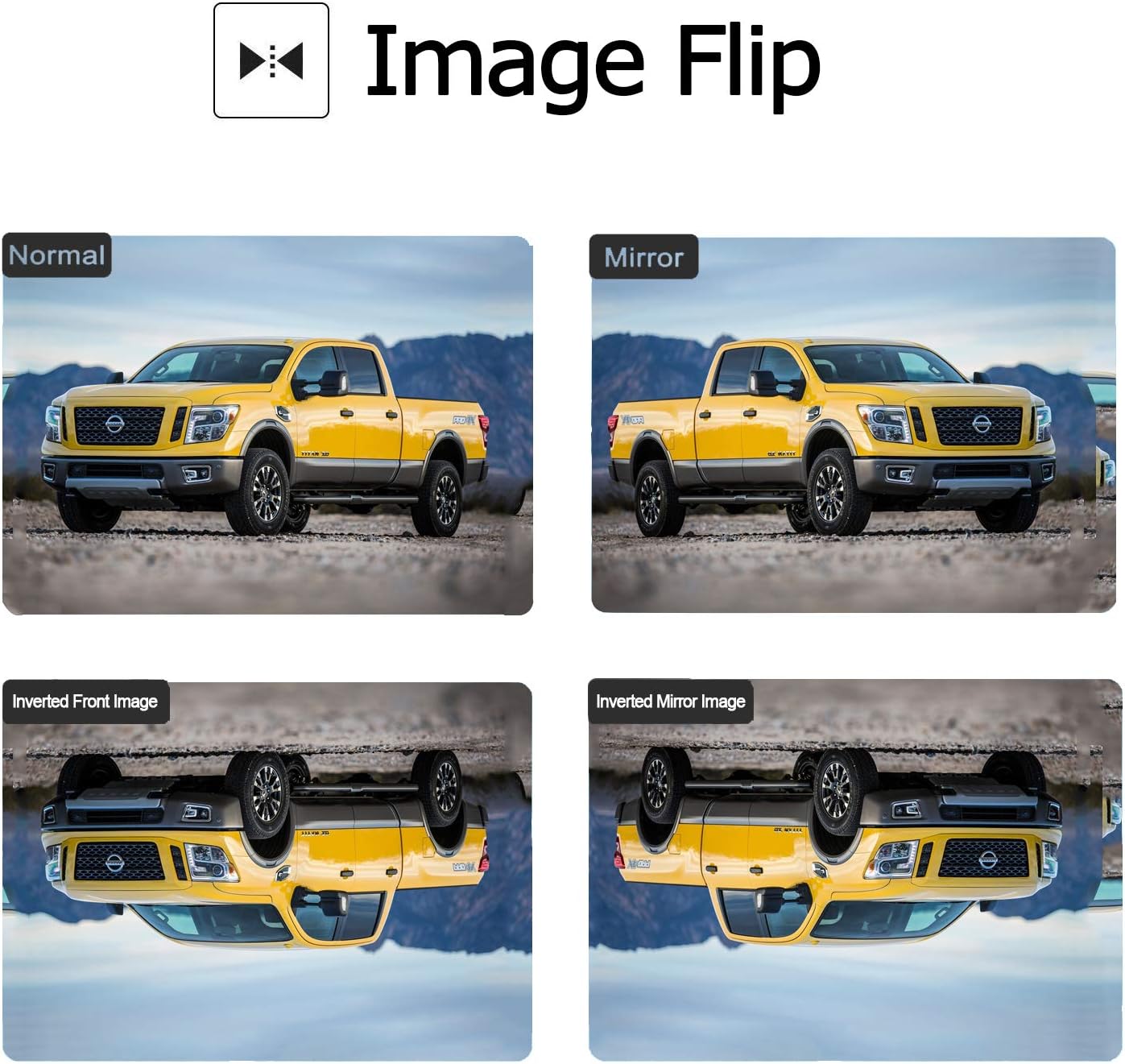 Wireless Backup Camera Car HD 1080P WiFi Rear View System 7 Inch Monitor Kit Truck Camper RV Hitch Auto License Plate Back Cam AMTIFO W70
