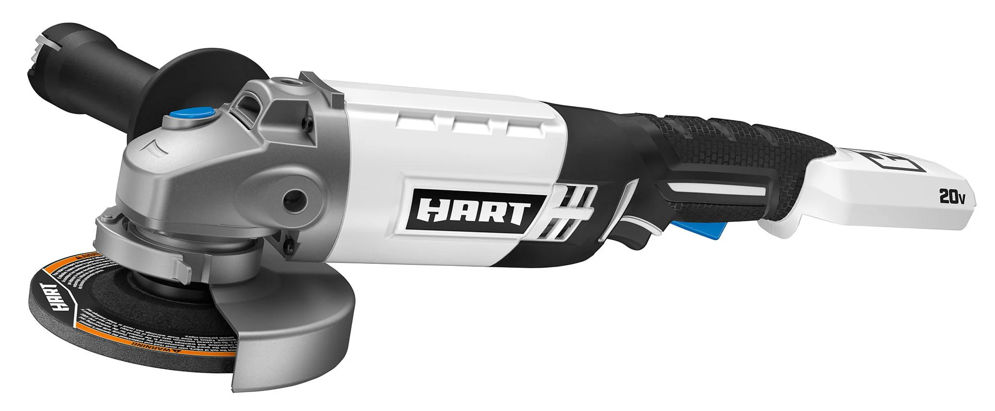 HART 20-Volt Cordless 4 1/2-inch Angle Grinder Kit (1) 20-Volt 4.0Ah Lithium-Ion Battery