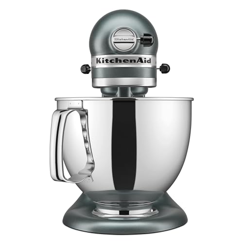 KitchenAid Artisan Series 5 Quart Tilt Head Stand Mixer with Pouring Shield KSM150PS, Removable bowl, Aqua Sky