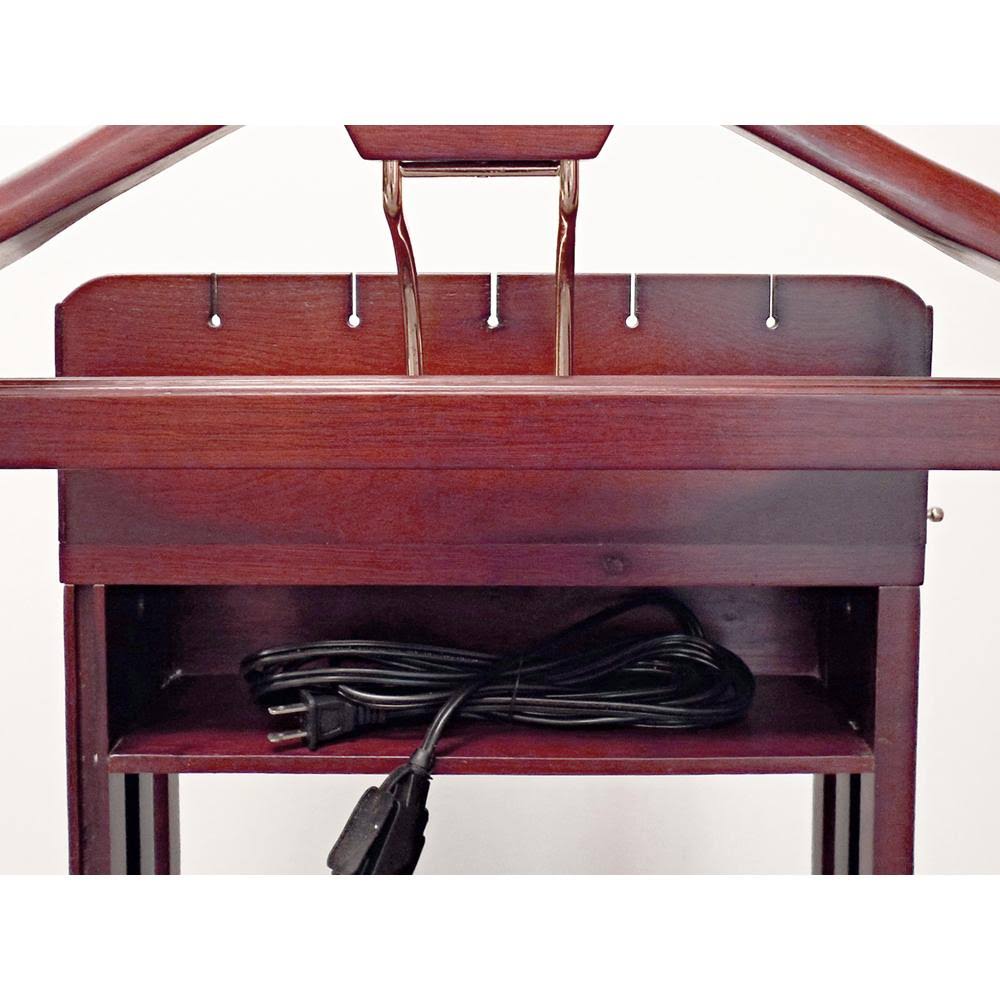 Proman Products Excalibur Wardrobe Valet, Dark Mahogany