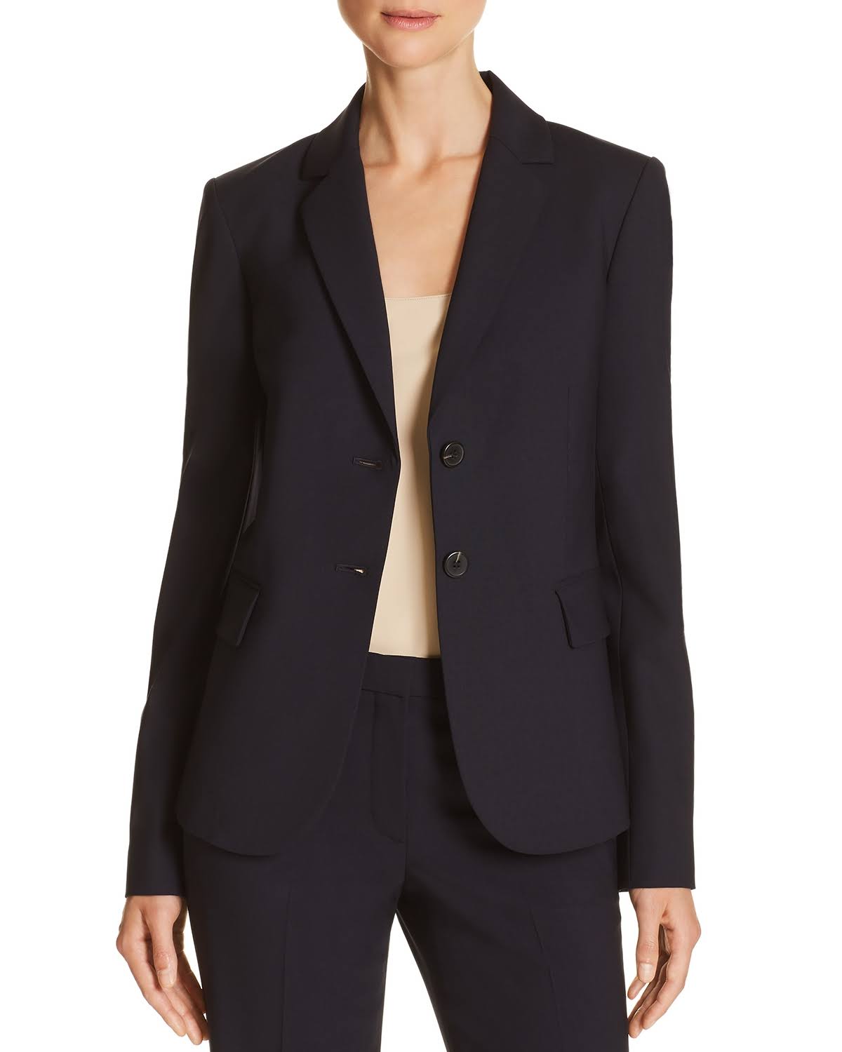 Theory Carissa Wool-Blend Blazer 4 / Deep Navy