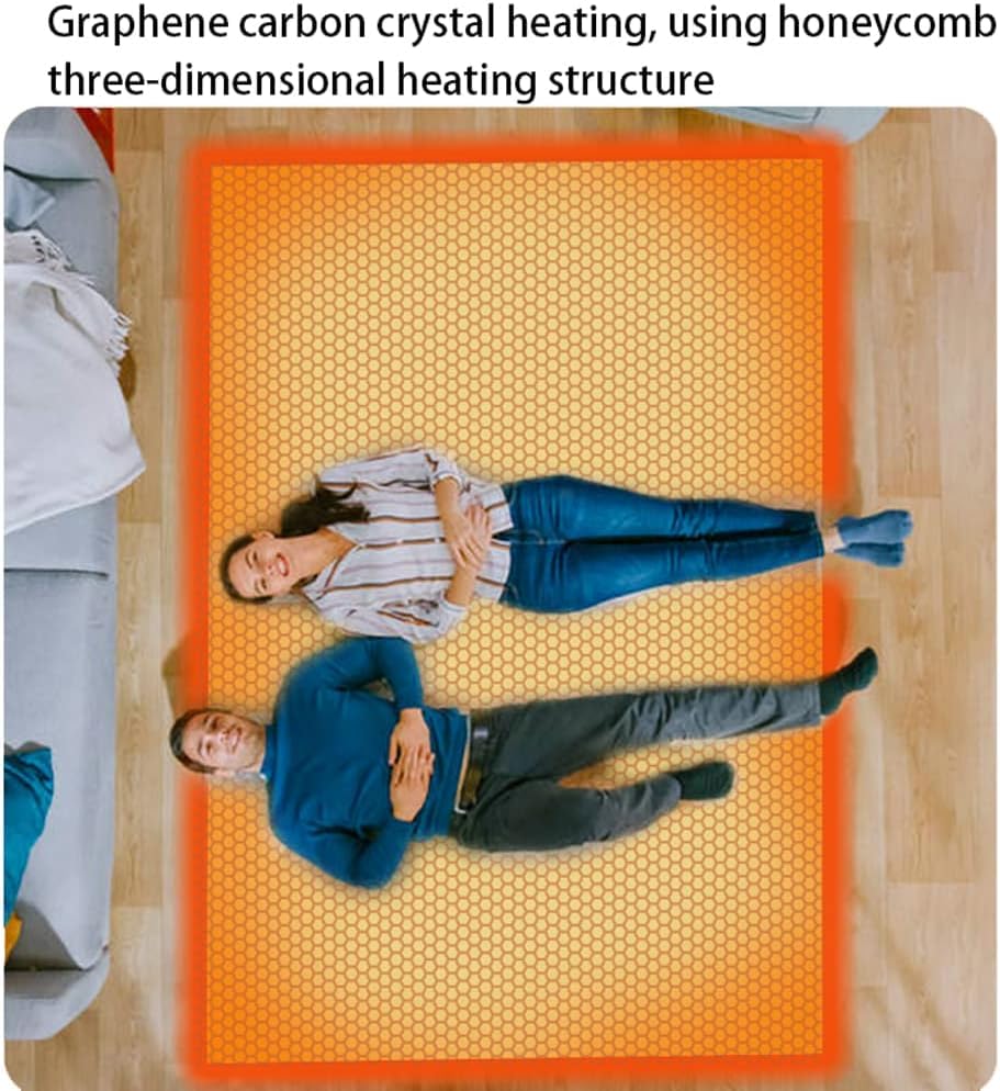 Heated Area Rug Heated Area Rug Rapid Heating Floor Heating Pad Safety Heated Carpet Portable Electric Heated Floor Energy Saving Heater Rug Comfortable