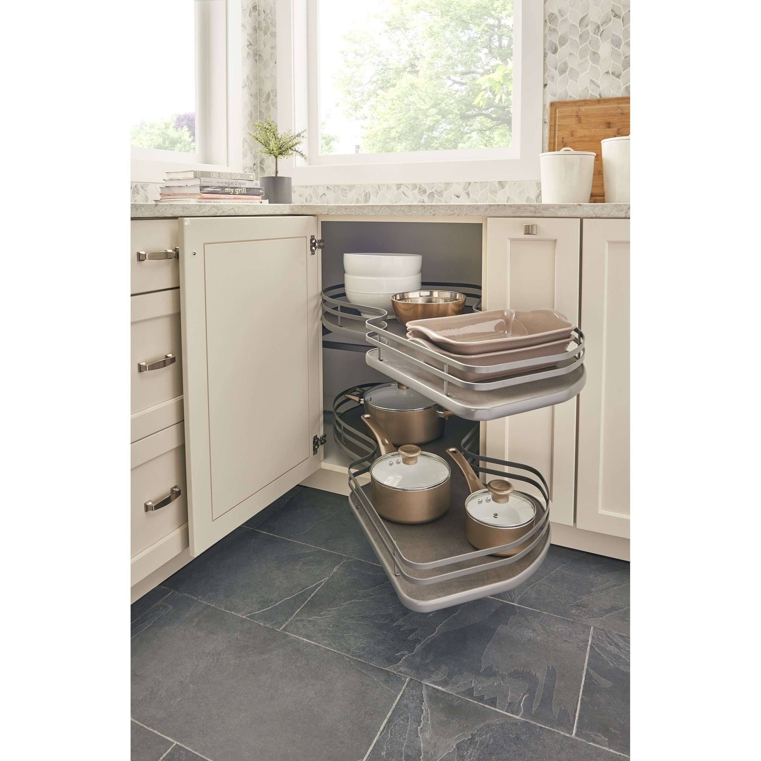Rev-A-Shelf 21 in Two-Tier Organizer for A Blind Right