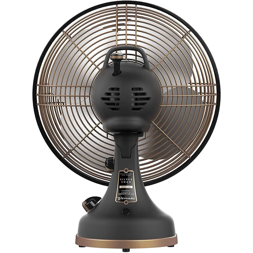 Vornado SILVERSWANGC Silver Swan Alchemy Table Top Oscillating Fan - Gunmetal