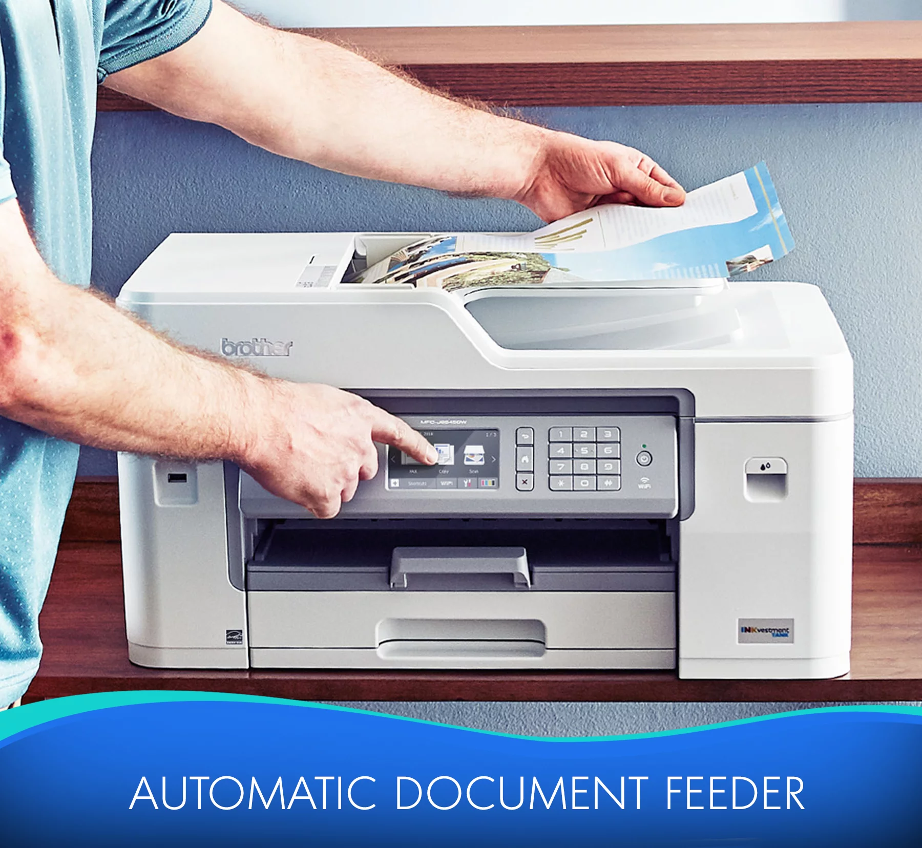 Brother MFC-J6545DW INKvestment Tank Color Inkjet All-in-One Wireless Printer