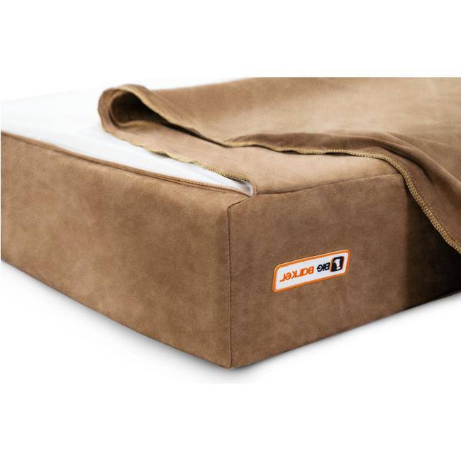 Big Barker 7x22 Orthopedic Dog Bed - Sleek Edition - Khaki - 48x22 x 30x22 x 7x22