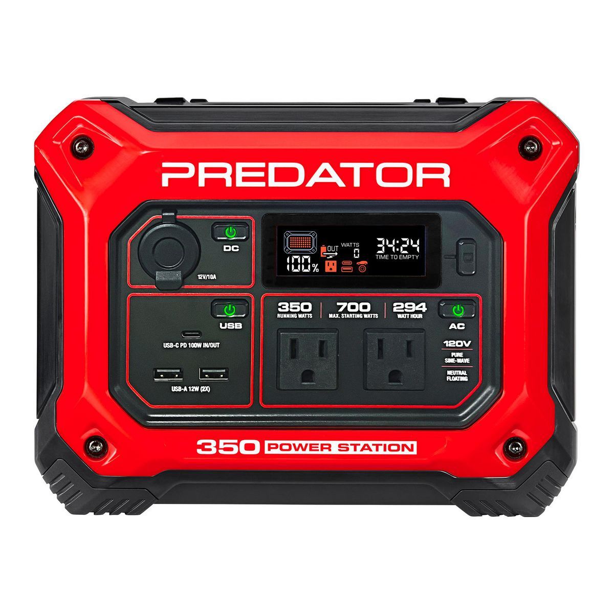 PREDATOR 350 Watt Power Station, 294 Wh Capacity