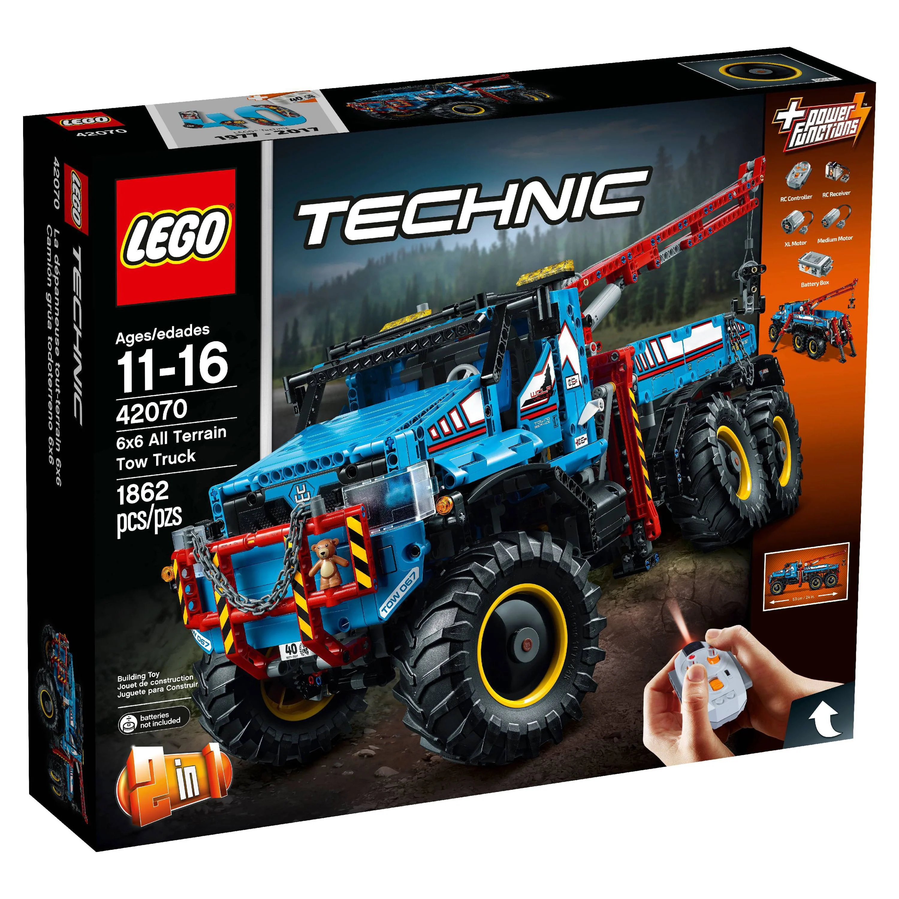 LEGO Technic 6x6 All Terrain Tow Truck 42070