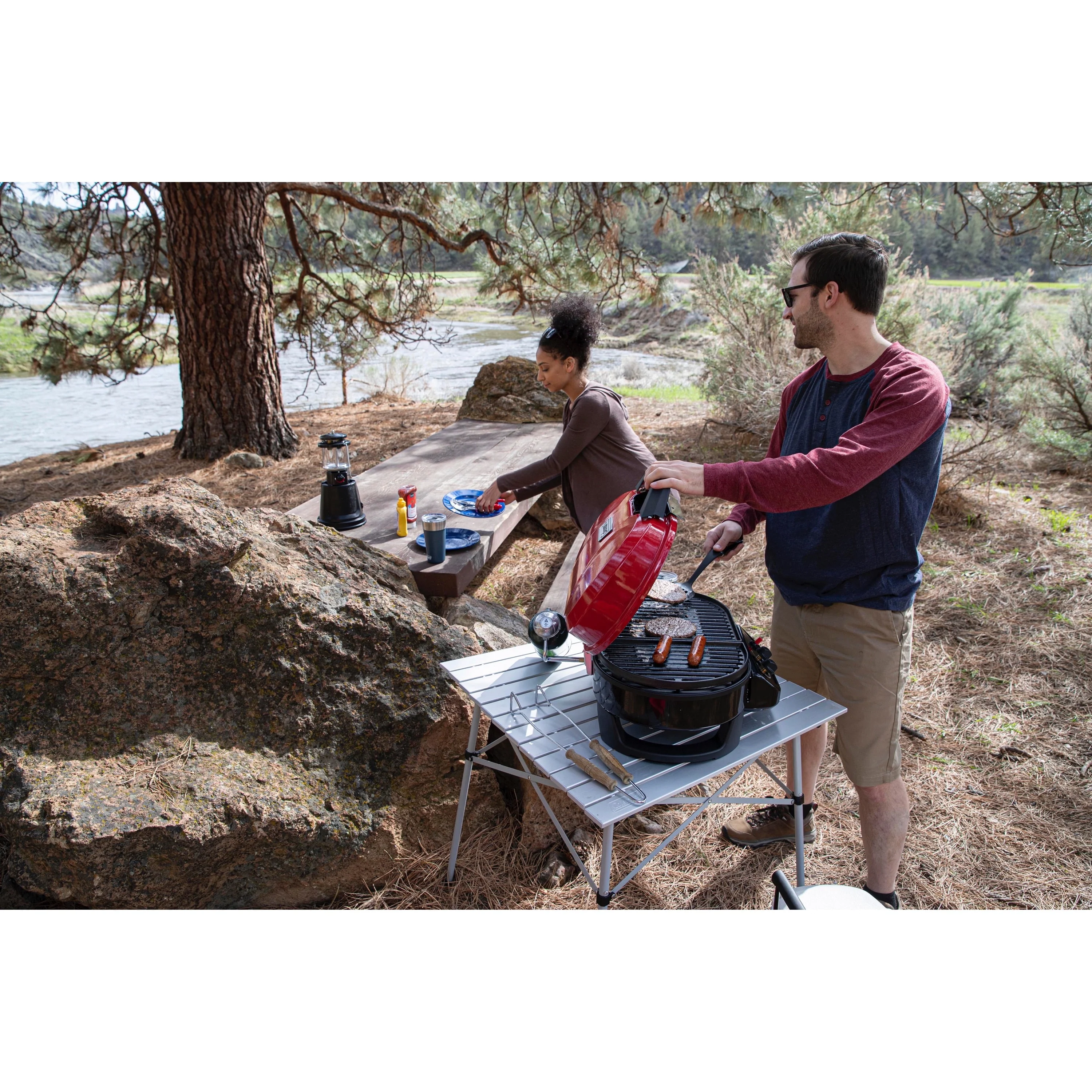 Coleman Roadtrip 225 Tabletop Propane Gas Grill, Black