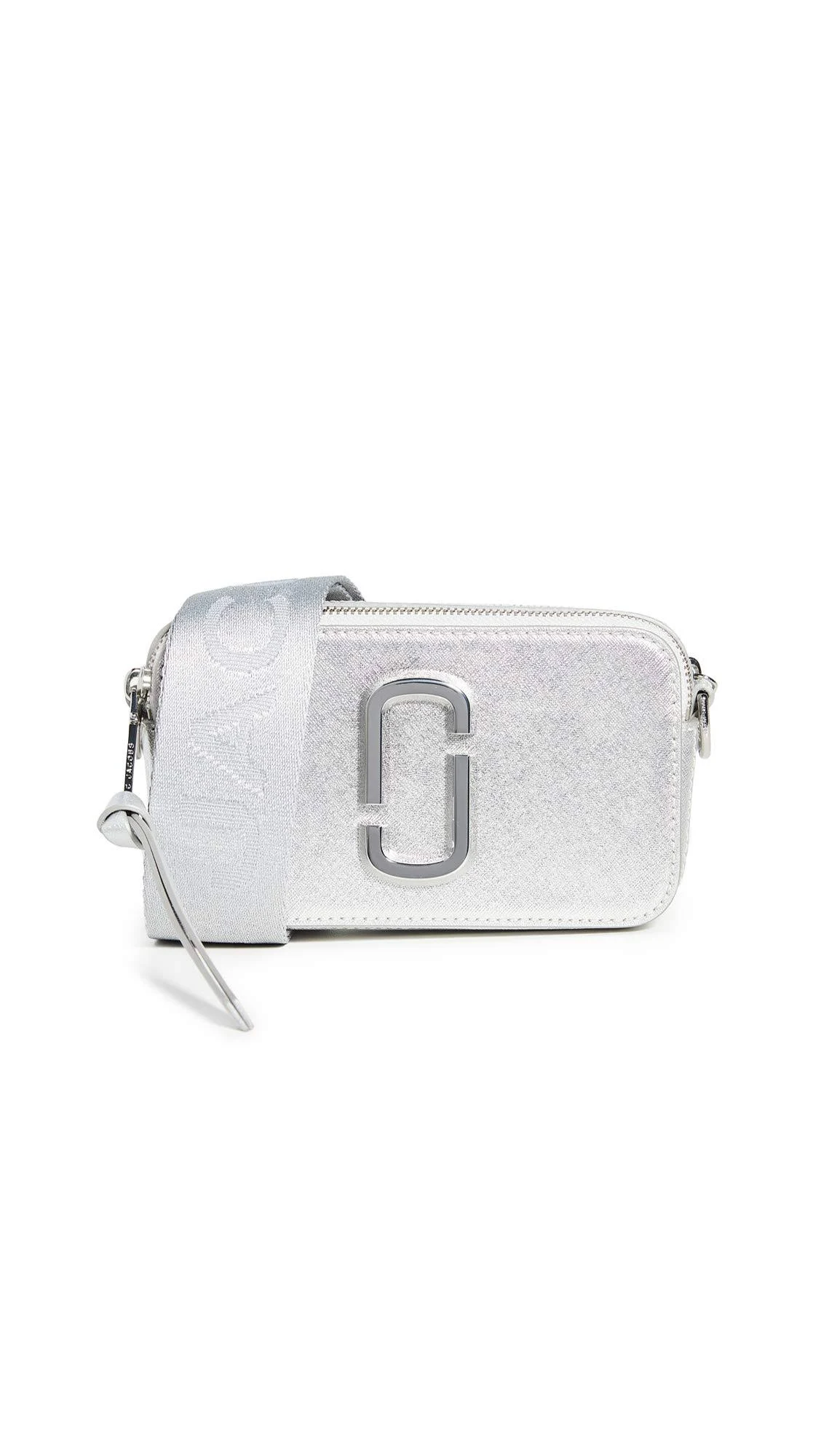Marc Jacobs Silver DTM &The Snapshot& Bag