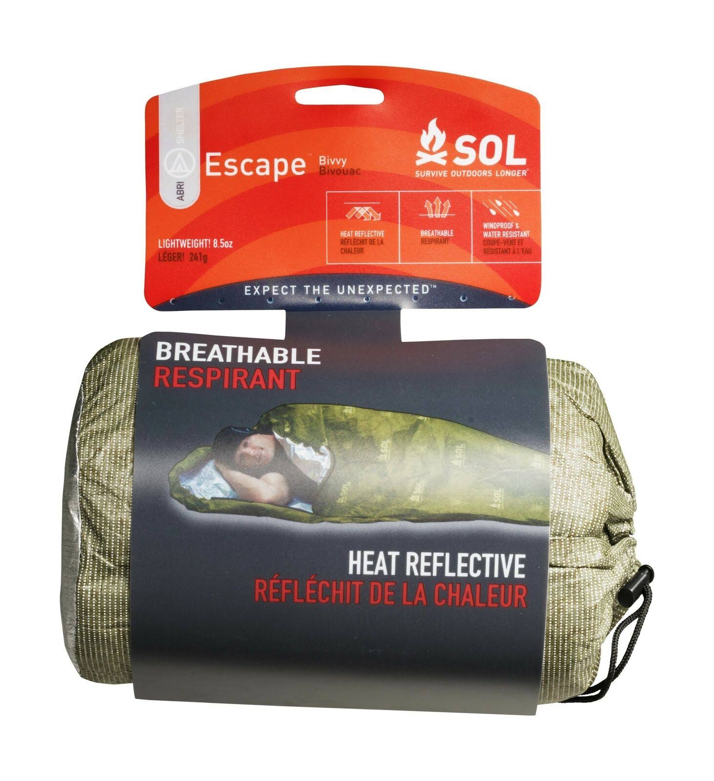 Survive Outdoors Longer Escape Bivvy (OD Green)