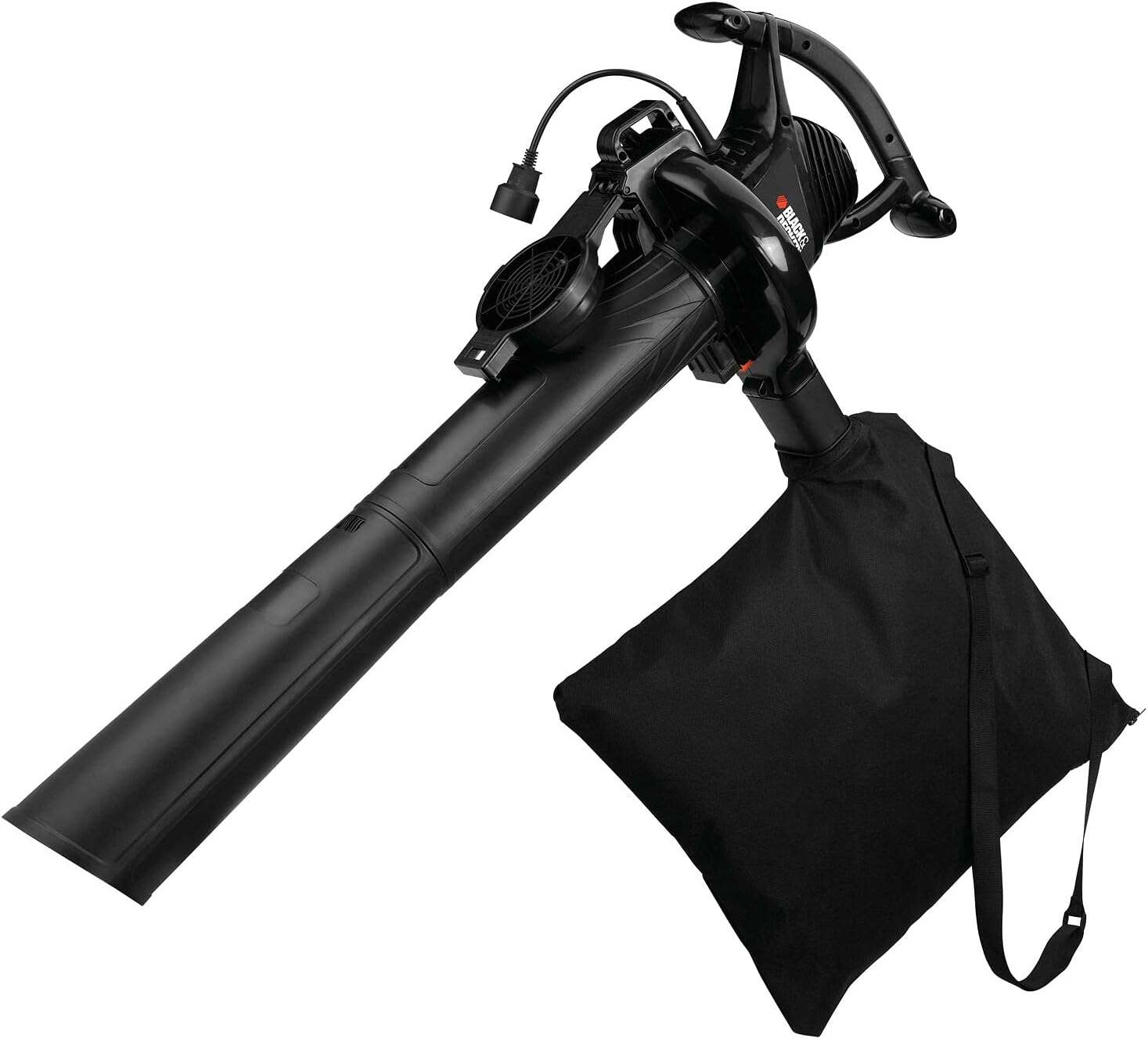 BLACK+DECKER 3-in-1 Electric Leaf Blower, Leaf Vacuum, Mulcher, 12-Amp (BV3100) Pack of 2