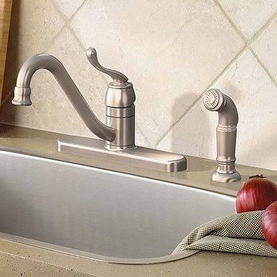 Moen Ca87520srs Muirfield Single Handle Kitchen Faucet Chrome