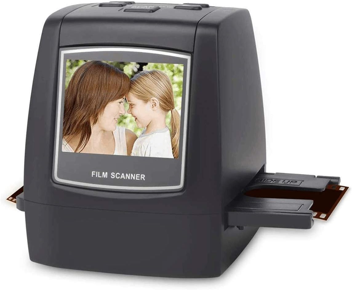 DIGITNOW Film and Slide Scanner with 22MP Converts 126KPK/135/110/8mm/Super 8 Films, Slides & Negatives All in One into Digital Photos, 2.4 LCD Screen, Impressive 128MB Built-in Memory