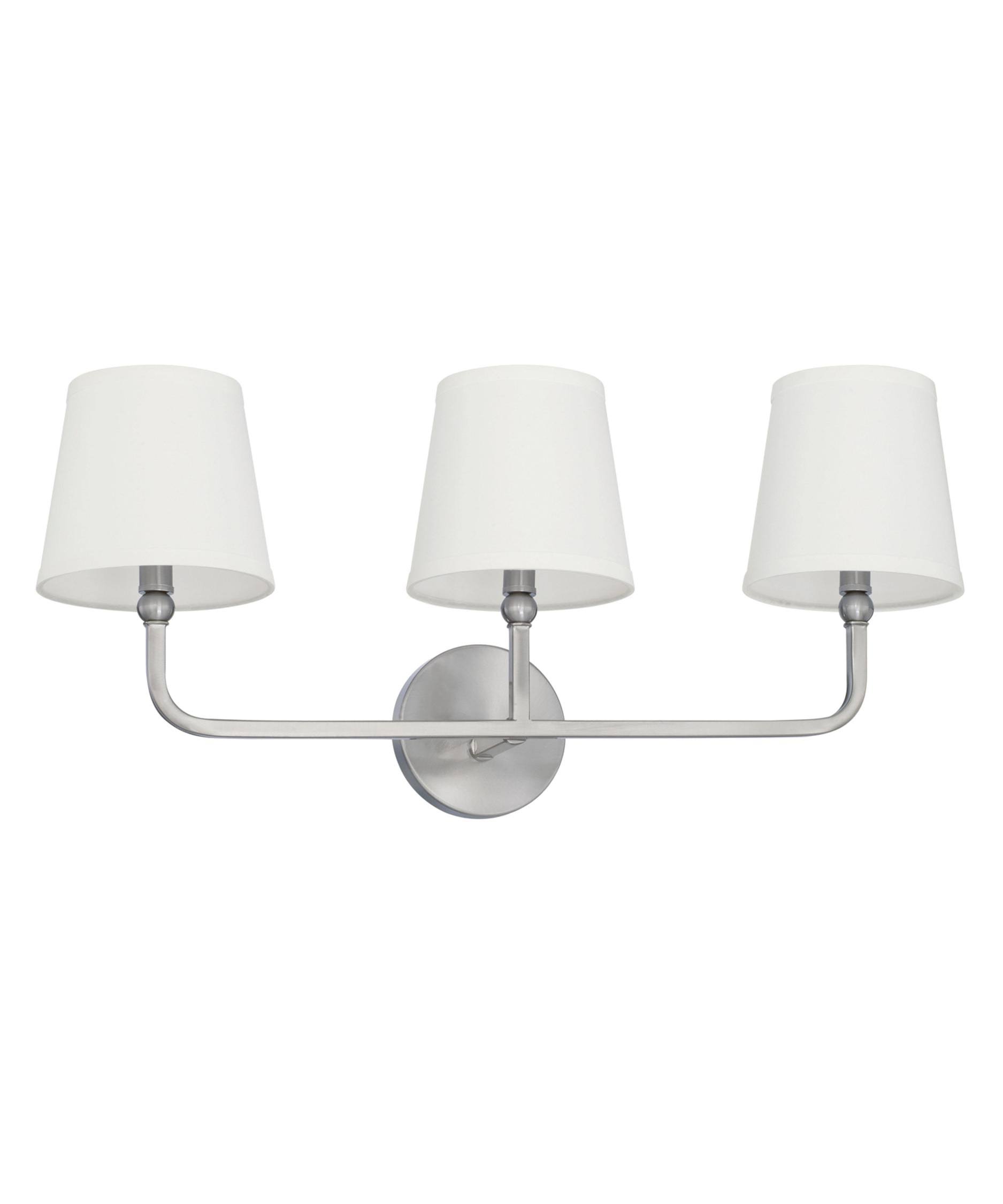 Capital Lighting 119331BN-674 Dawson 3 Light Vanity, Brushed Nickel