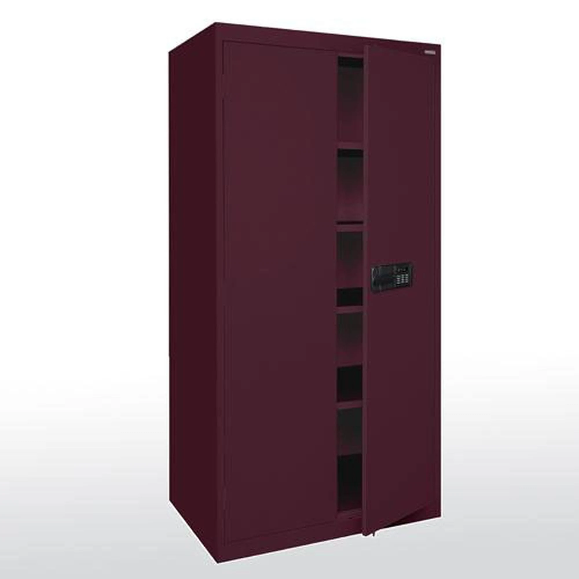 Sandusky Lee EA4E462472-03 Elite Series Keyless Electronic Welded Storage Cabinet, 46x22 Width x 24x22 Length x 72x22 Height, Bu