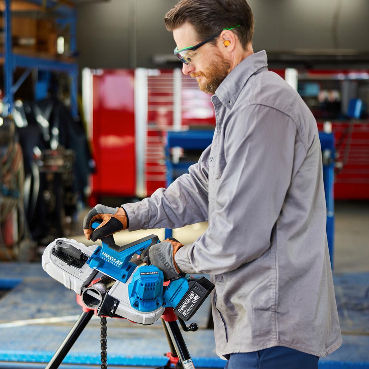 HERCULES 20V Brushless Cordless Variable-Speed Compact Band Saw - Tool Only