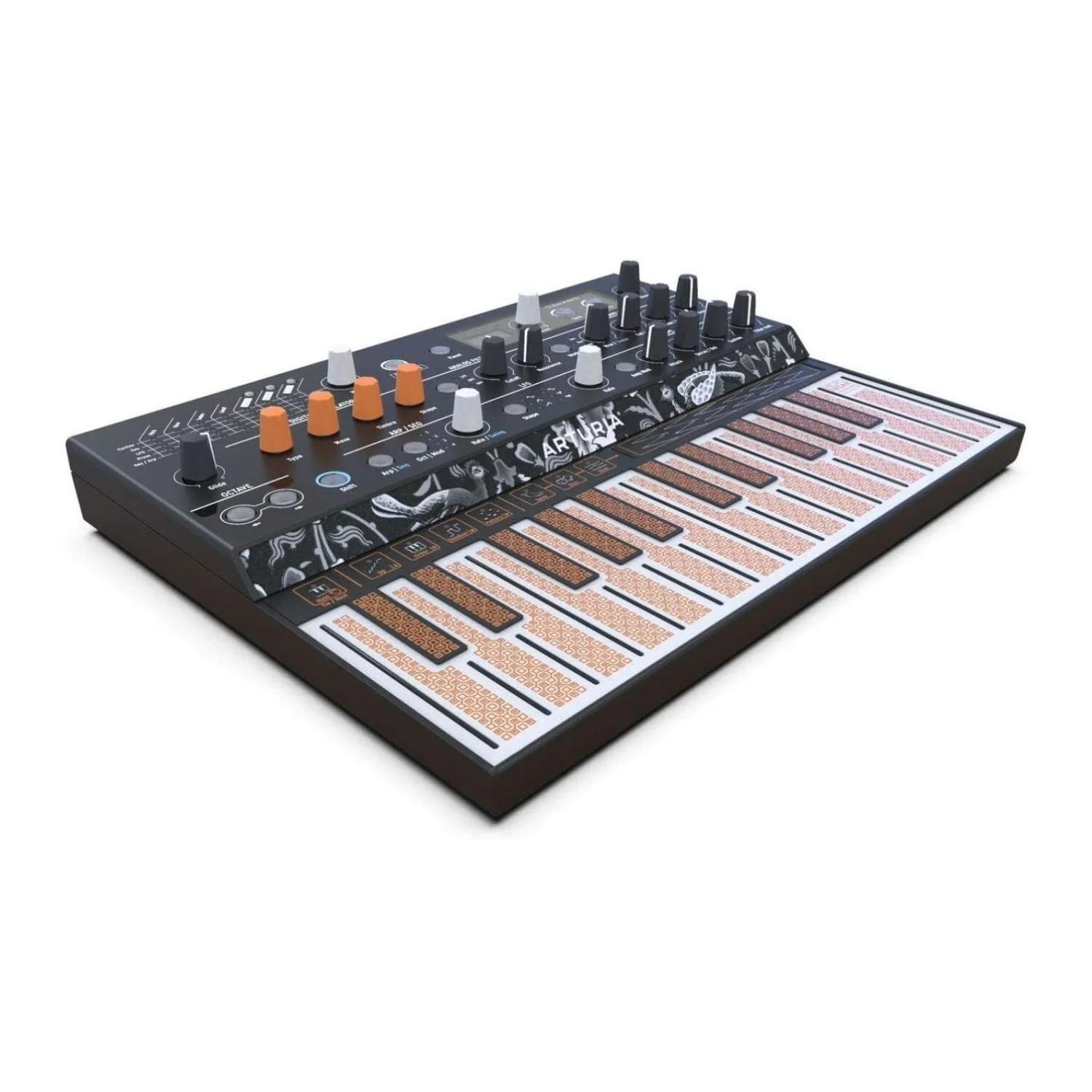 Arturia MicroFreak Synthesizer - Innovative Hybrid Sound Engine with Hard Cover, and Headphone
