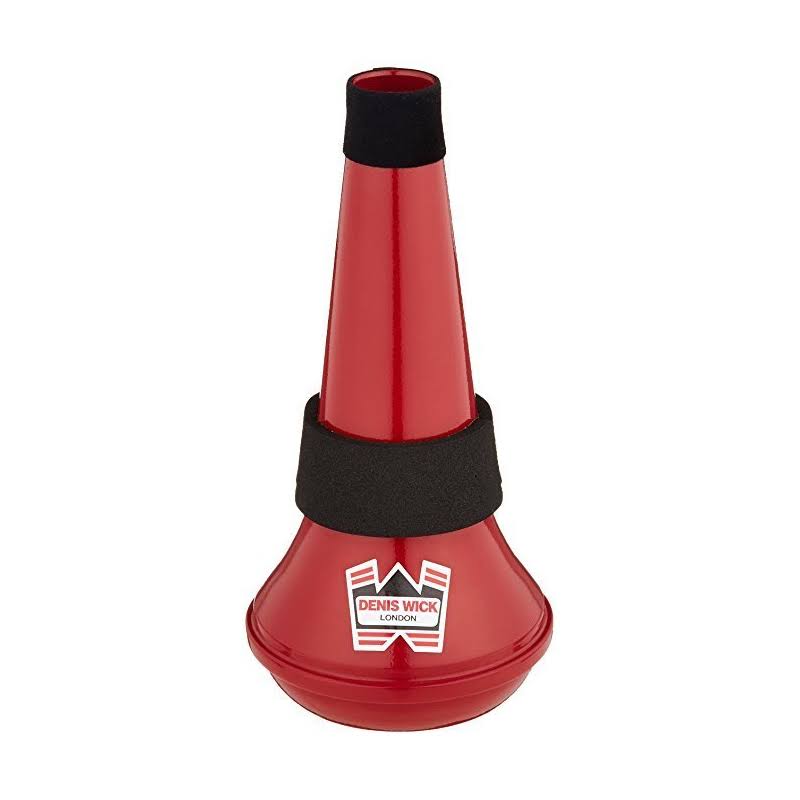 Denis Wick DW5583 Bass Trombone Aluminum Travel Mute, Red