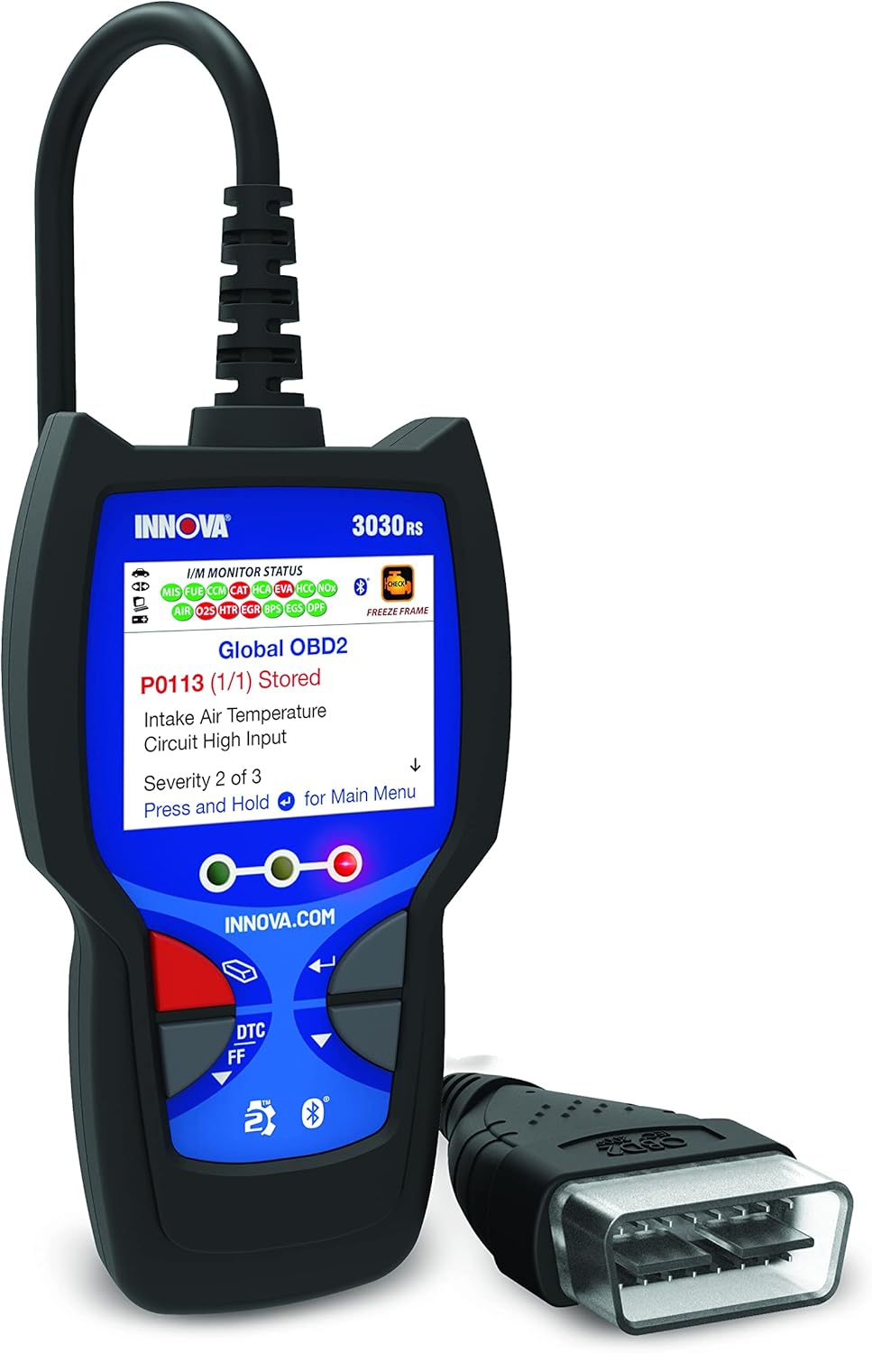 innova 3030RS OBD2 Scanner/Car Code Reader for Check Engine Light and Emissions Check Readiness Data Pack of 2