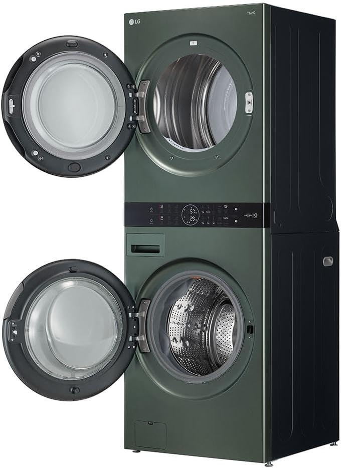 LG WKGX201HGA Single Unit Front Load LG WashTower(TM) with Center Control(TM) 4.5 cu. ft. Washer and 7.4 cu. ft. Gas Dryer