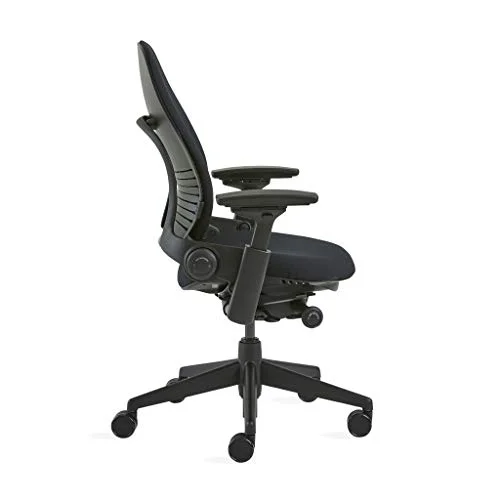 Steelcase Leap Fabric Chair, Black, -