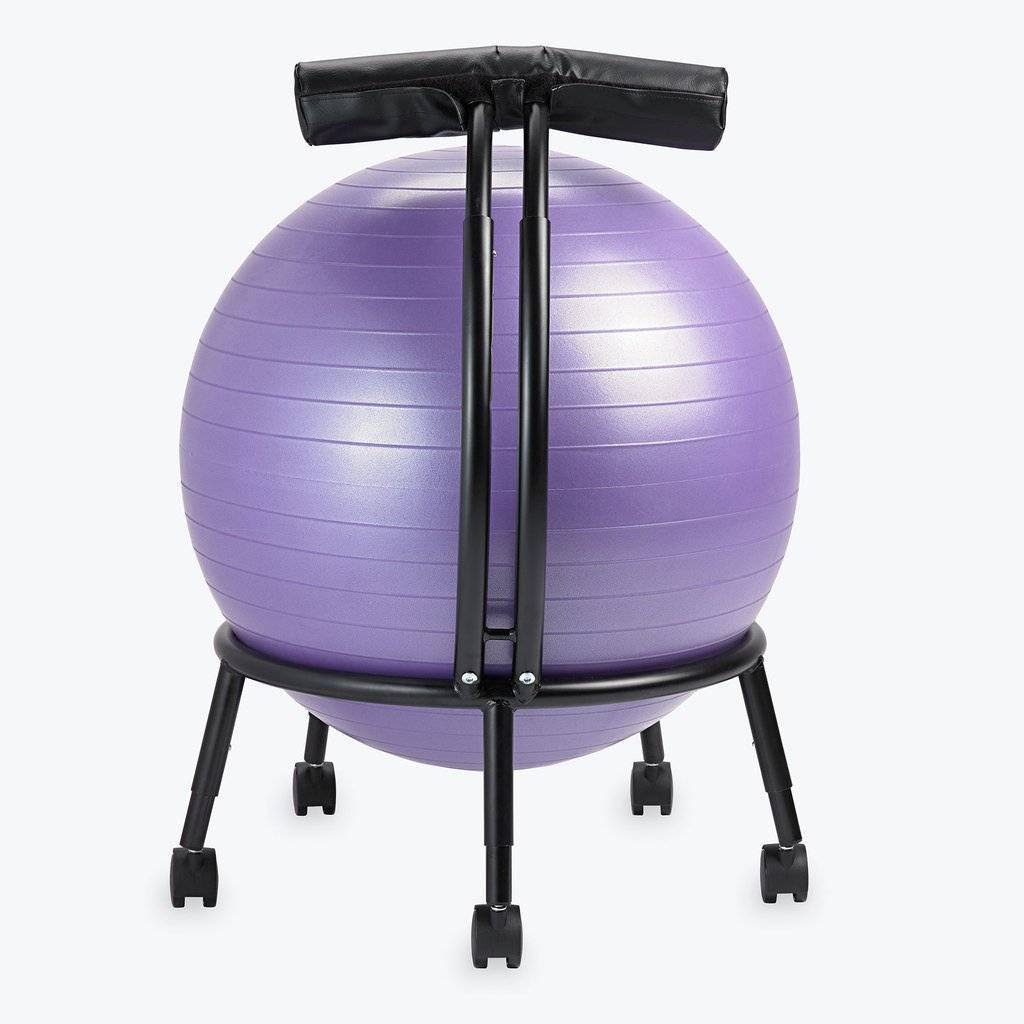 Custom Fit Yoga Balance Ball Chair - Black