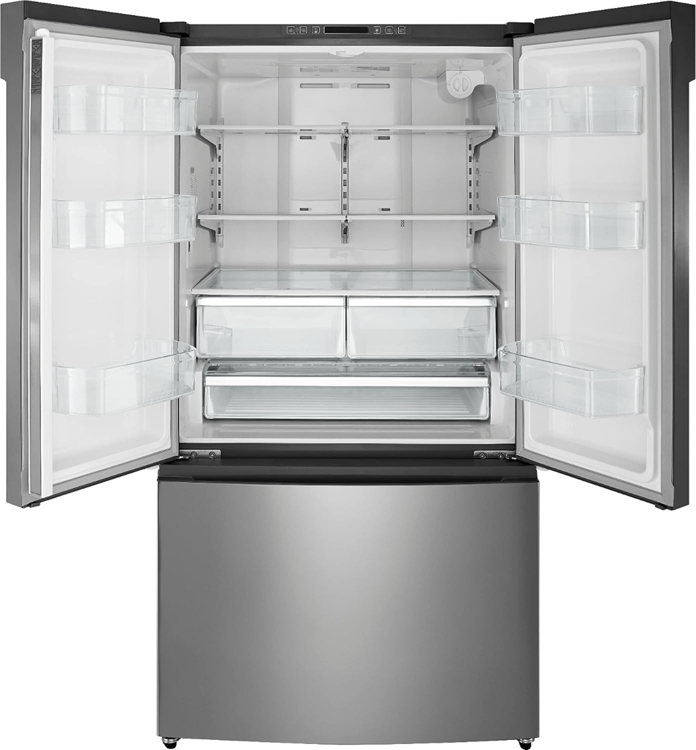 INSIGNIA™ - 26.6 Cu. Ft. French Door Refrigerator