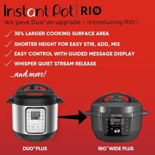 Instant Metal Instant Pot Rio Wide Plus Programmable Outer Lid Automatic pressure cooker